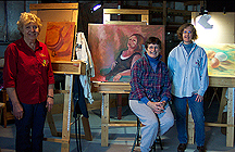 My oil painting students